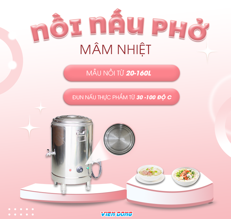 NỒI NẤU PHỞ ĐĨA NHIỆT