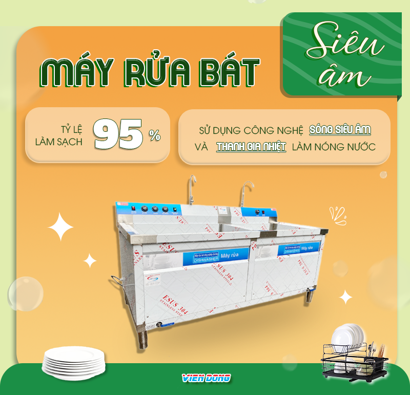 Máy rửa bát siêu âm