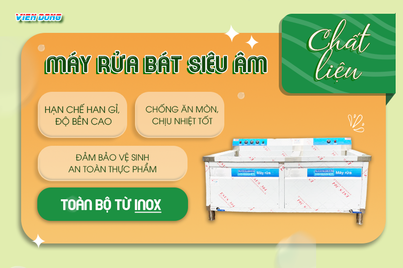 Máy rửa bát siêu âm
