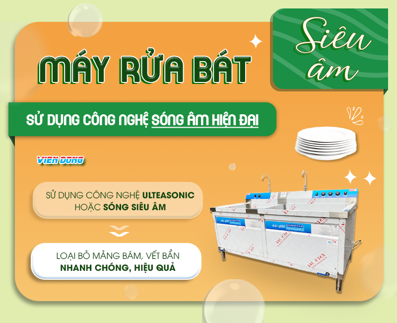 Máy rửa bát siêu âm