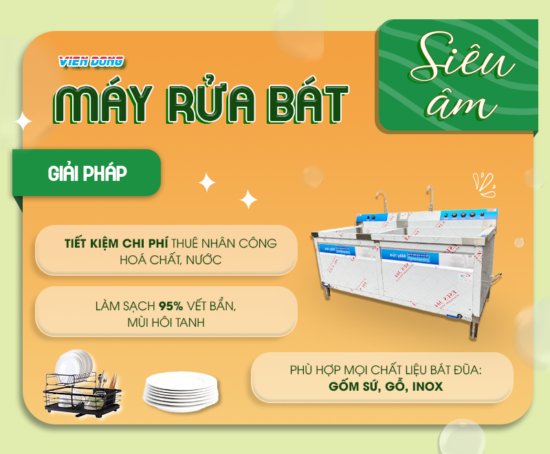 Máy rửa bát siêu âm