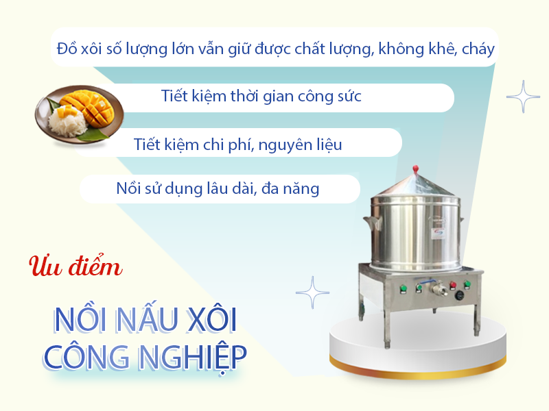 nồi nấu xôi