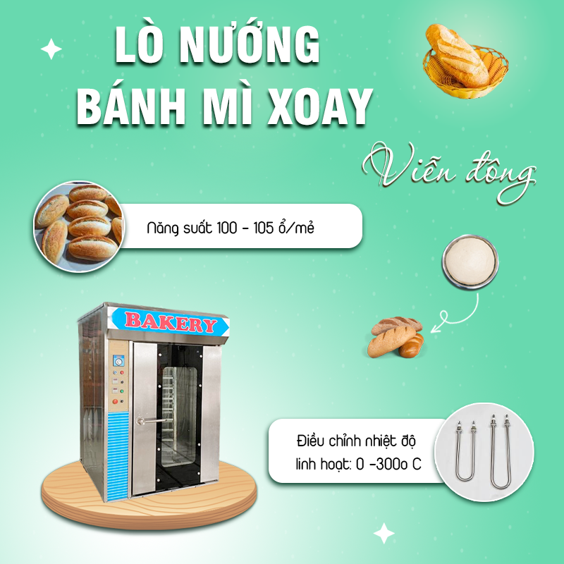 lò nướng bánh mì công nghiệp