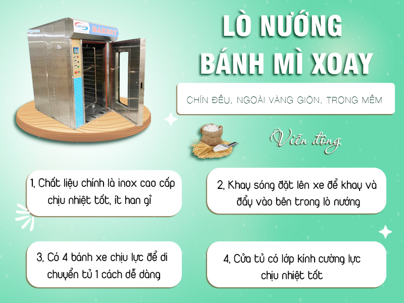 lò nướng bánh mì công nghiệp